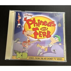Phineas & Ferb CD Soundtrack TV Series Disney Today Is Going To Be A Great Day